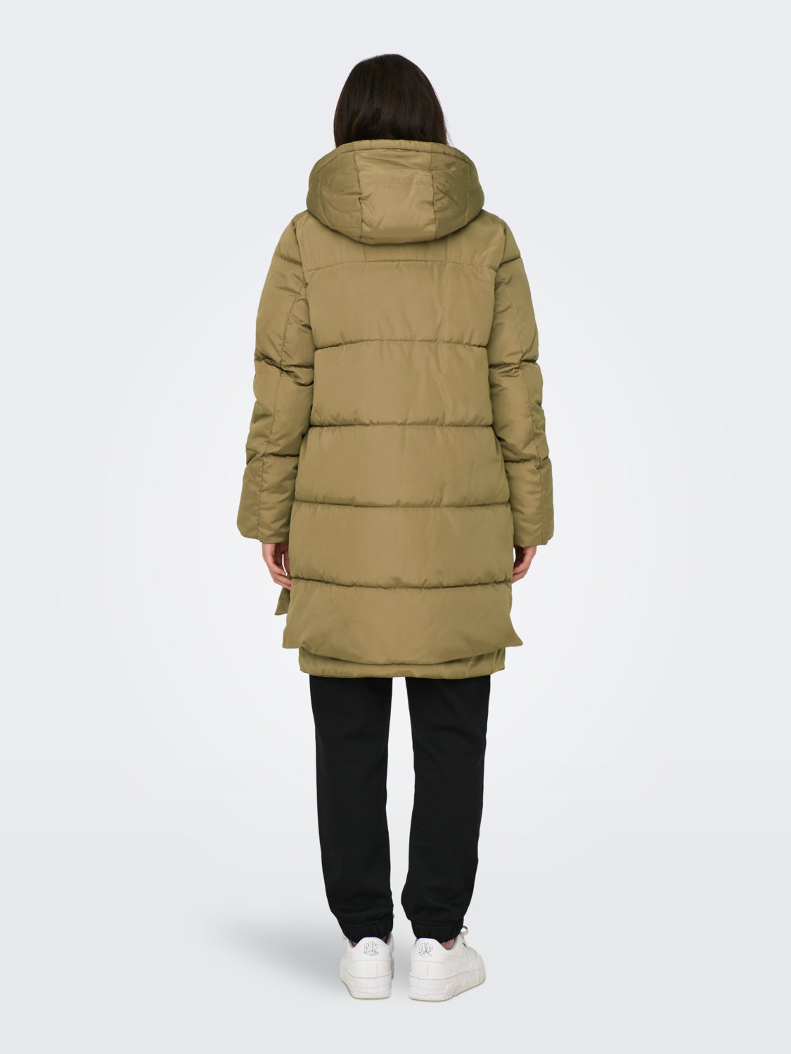 Long puffer coat