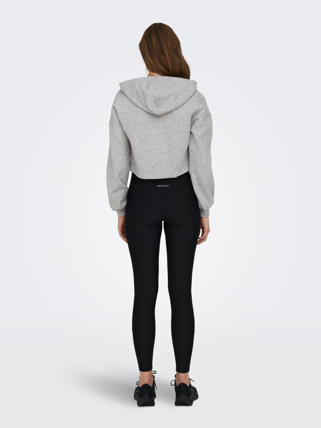 Cropped sports hoodie
