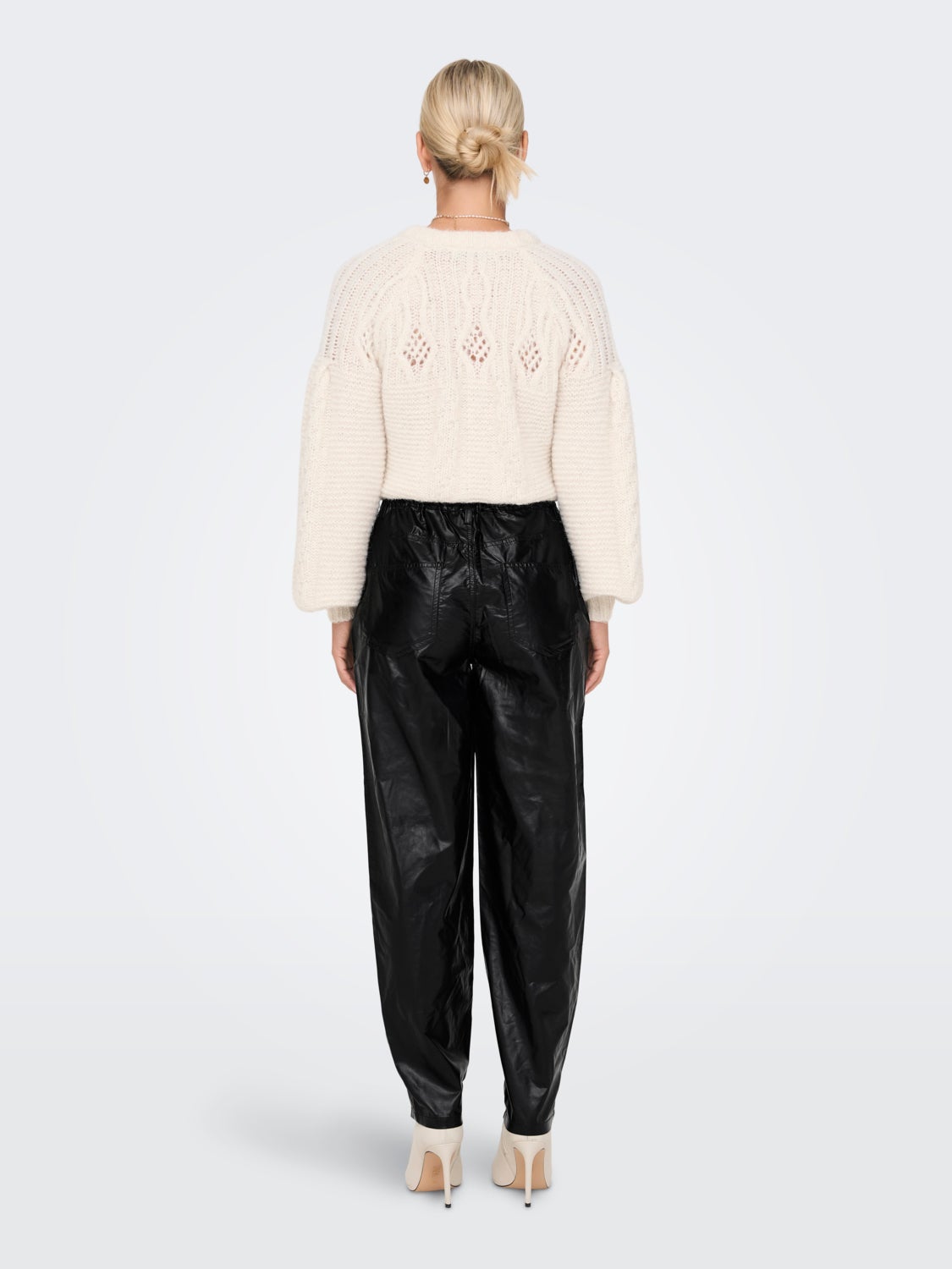 Faux Leather Trousers