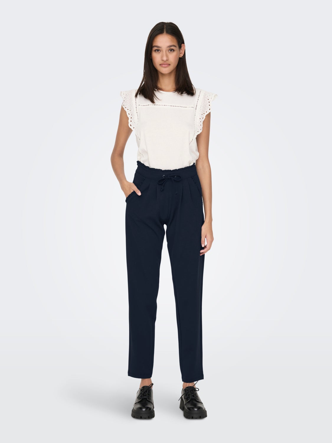 Pants with side pockets