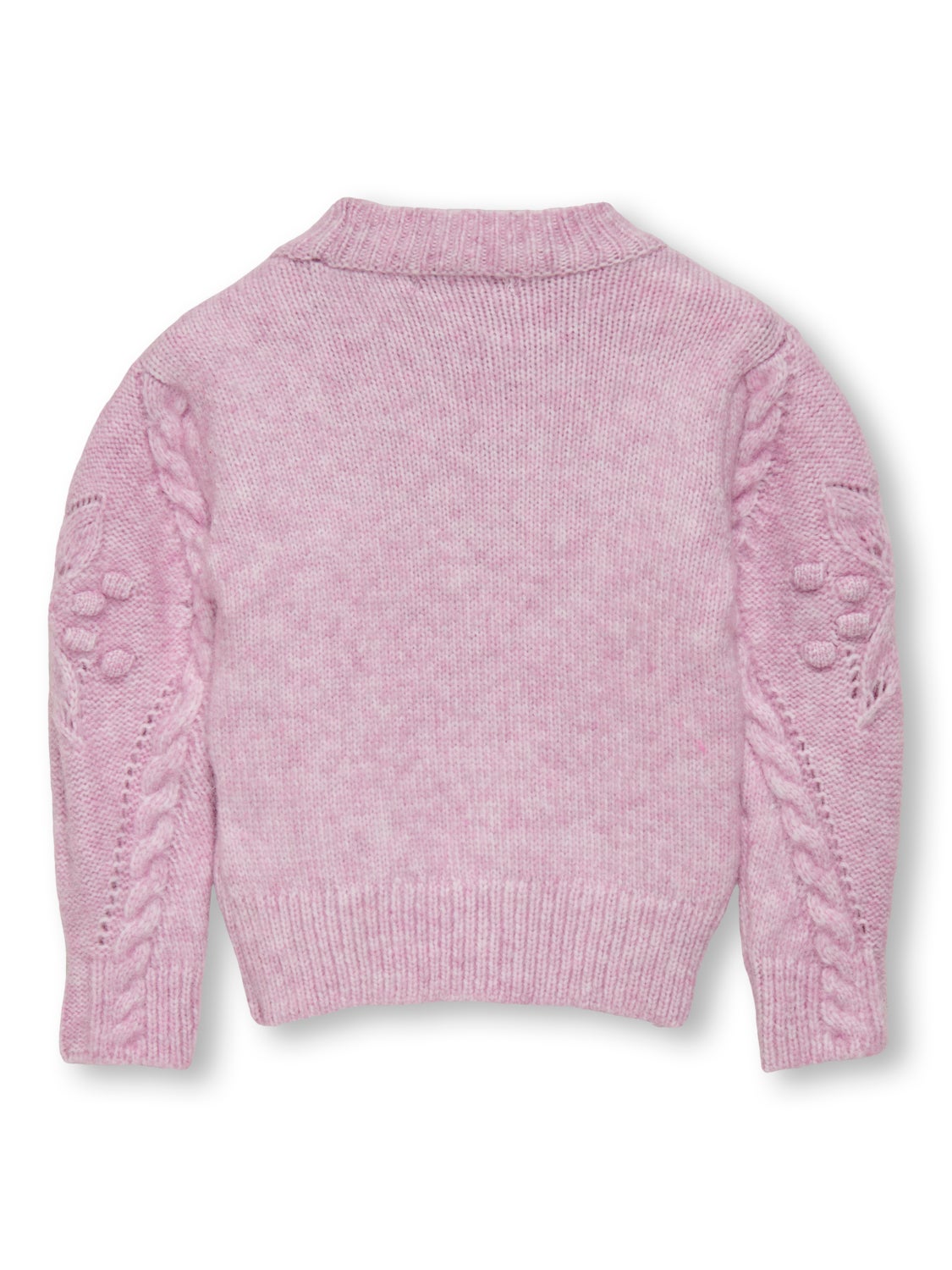 High-neck knitted pullover