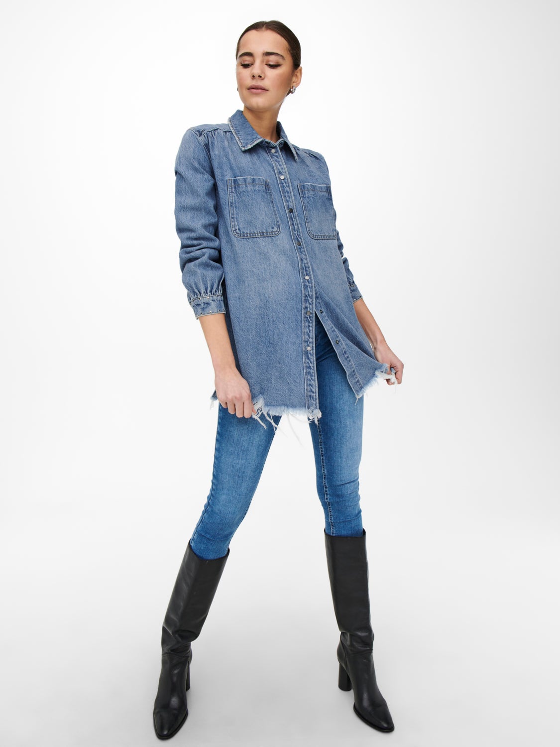 Denim shirt With Edge