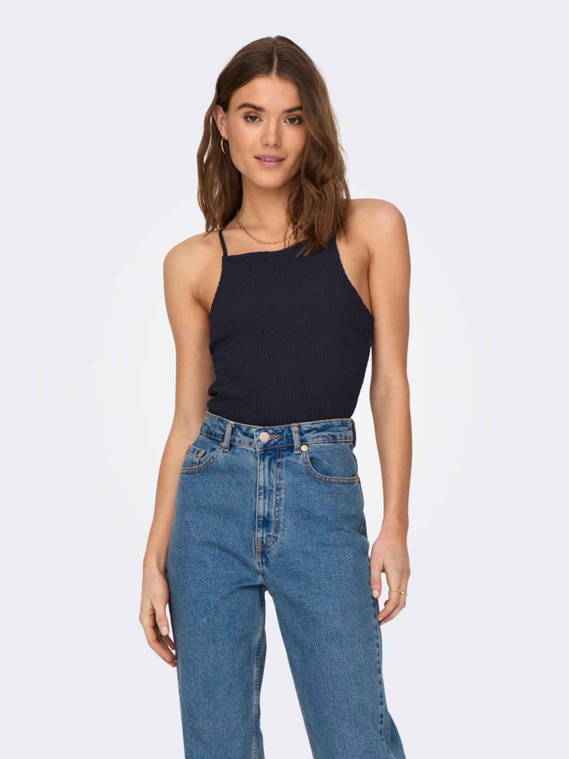 Regular Fit Halter neck Top