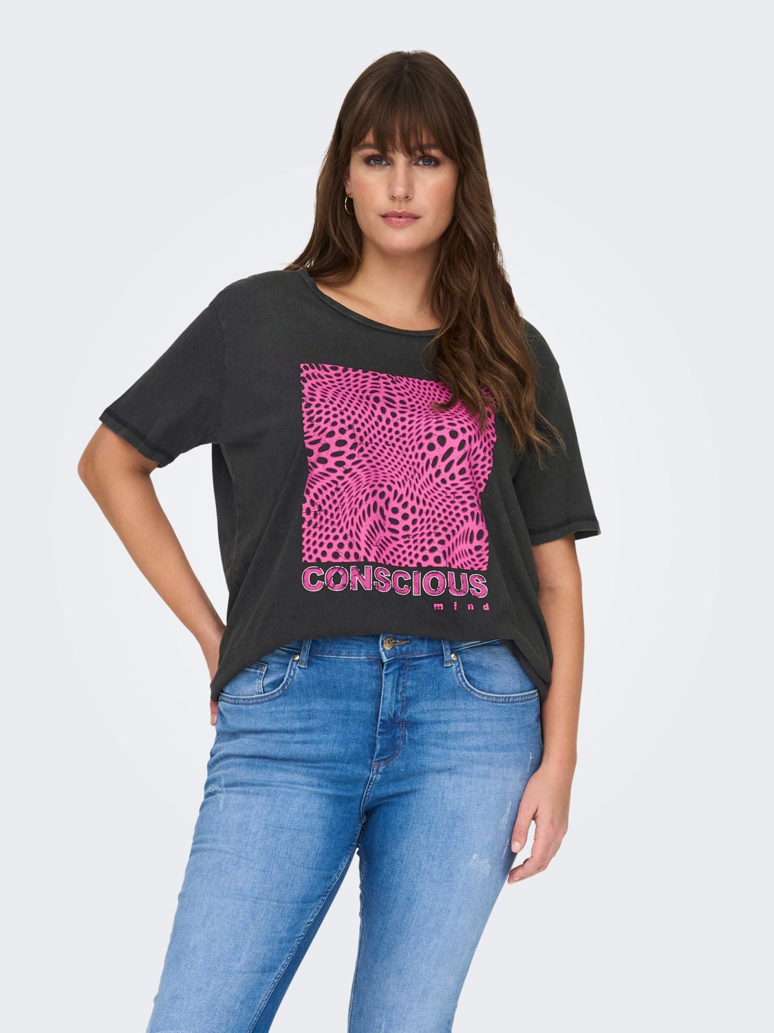 Curvy Printed T-shirt