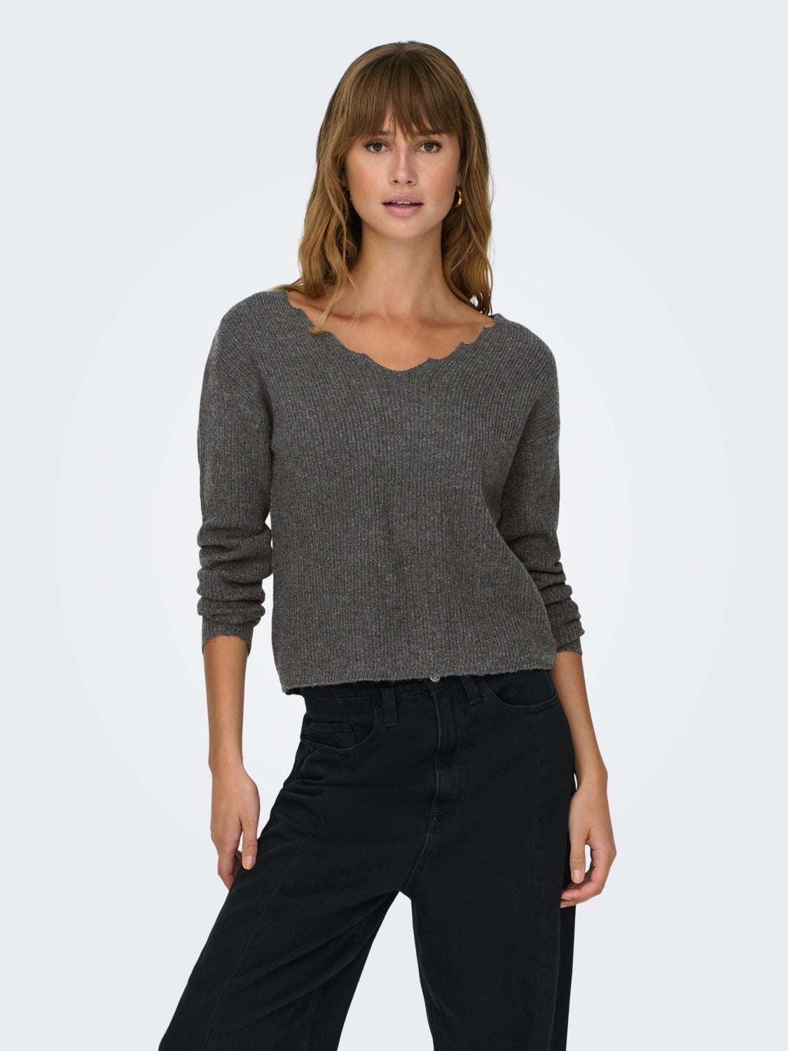 V-neck knit