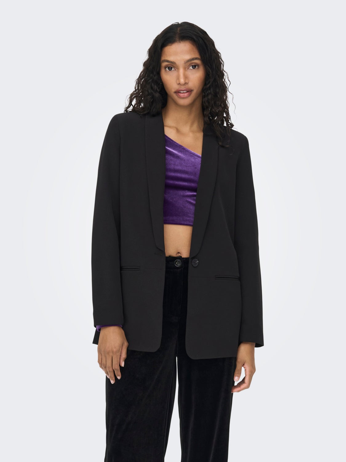 Classic box fit blazer