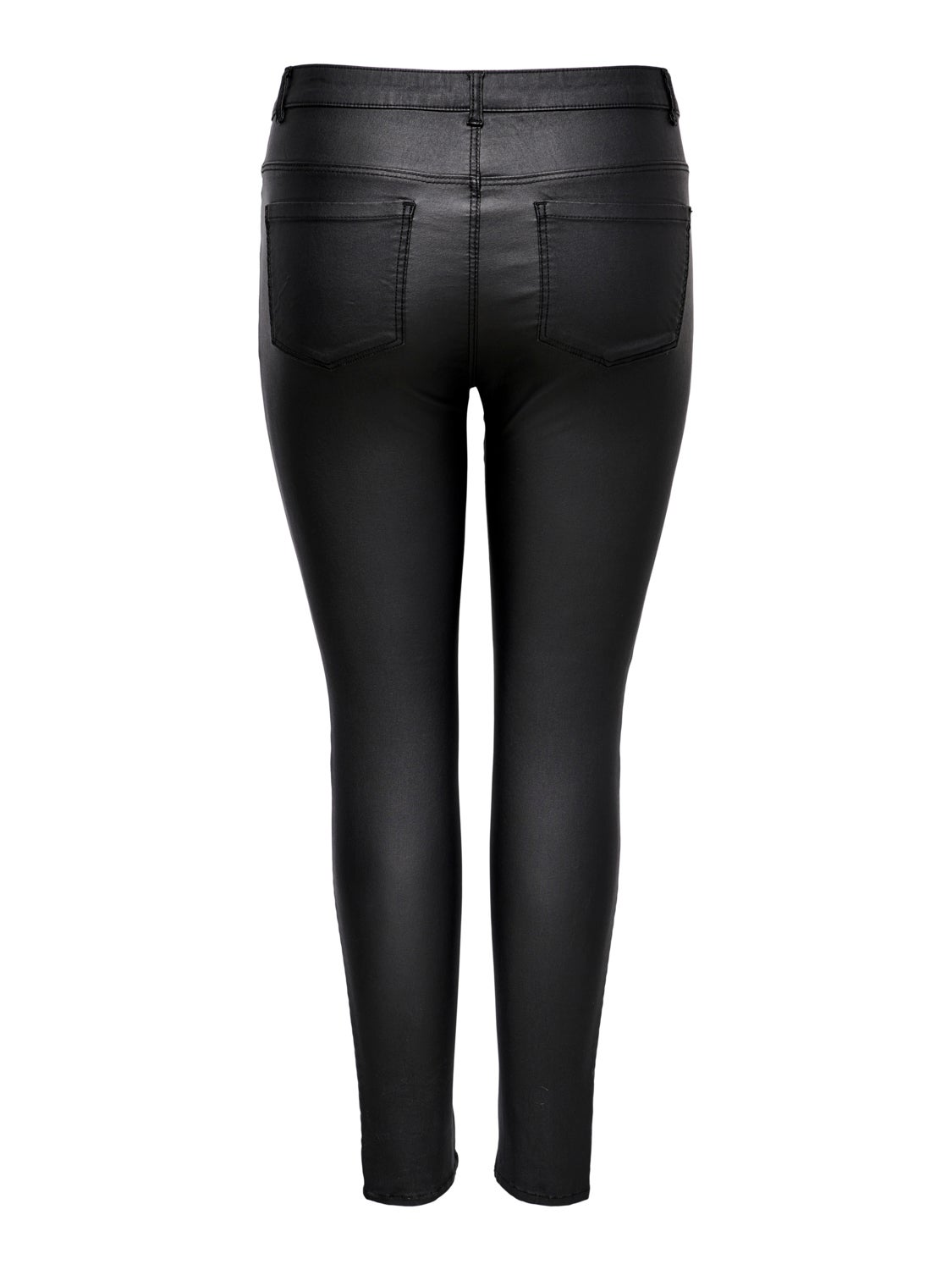 Curvy Carpunk reg coated zip Skinny fit jeans