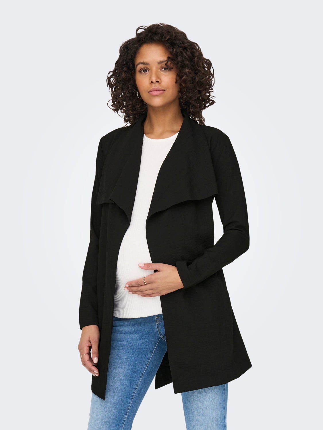 Mama solid color jacket