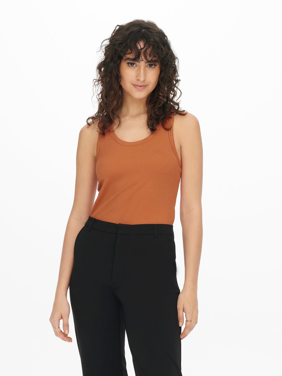 Regular Fit U-Neck Tank-Top