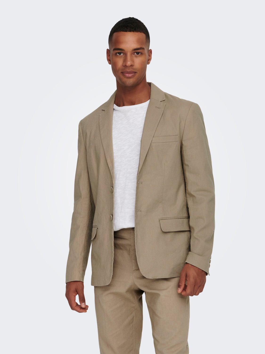 Slim Fit Reverse Blazer