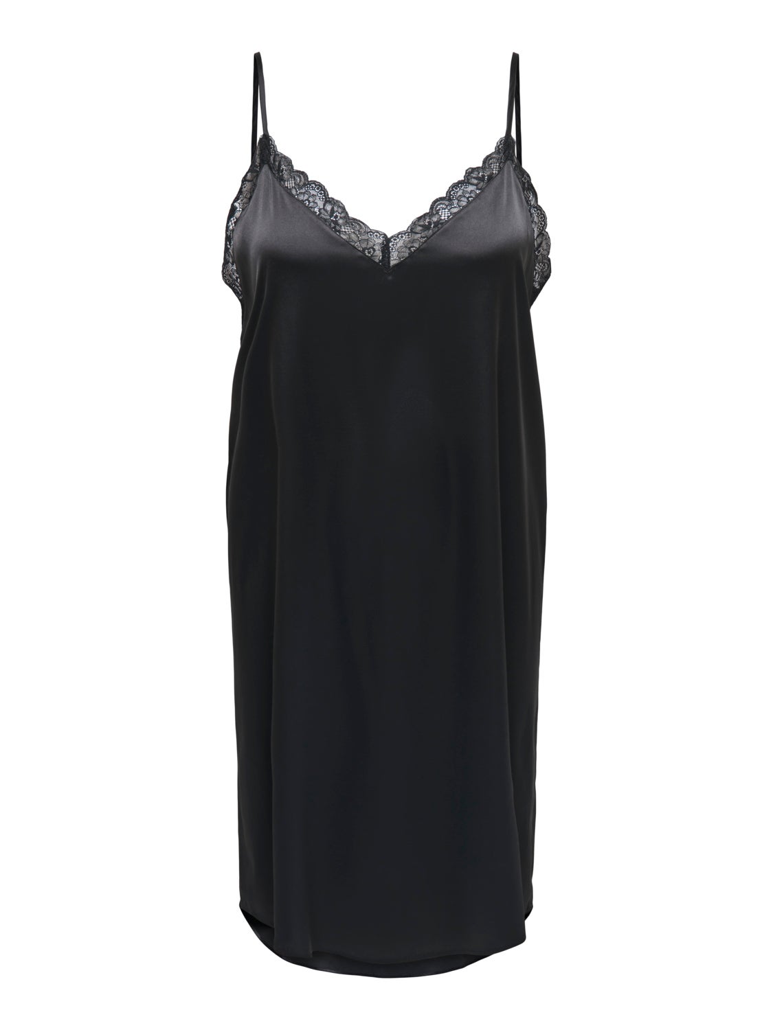 Curvy mini satin night dress