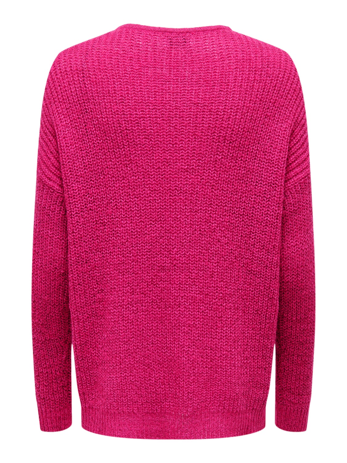 V-neck knitted pullover