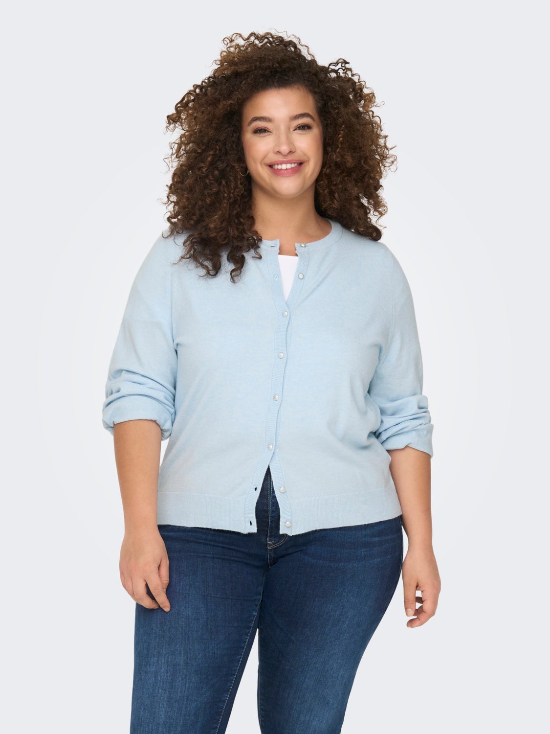 Curvy Knitted Cardigan