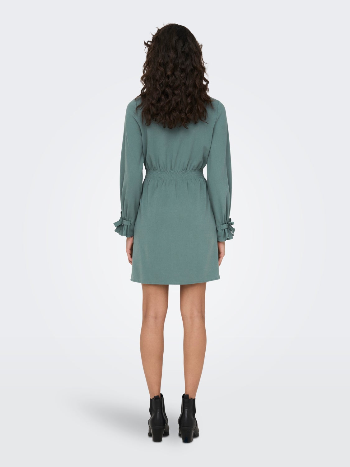 Dress with smock detail