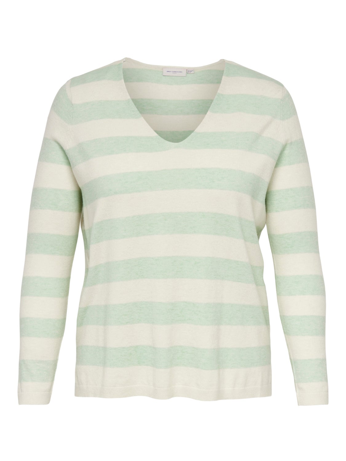 Curvy v-neck Pullover