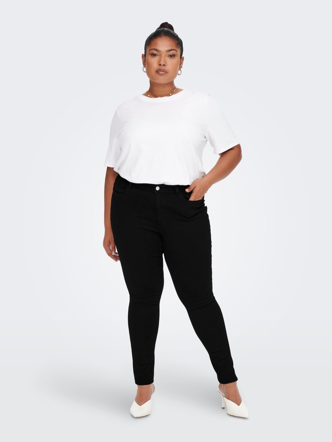 Curvy CARSally mid Skinny fit jeans