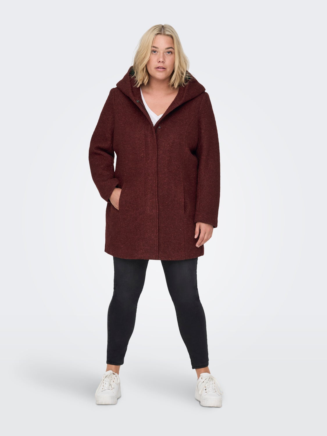 Curvy wool Coat