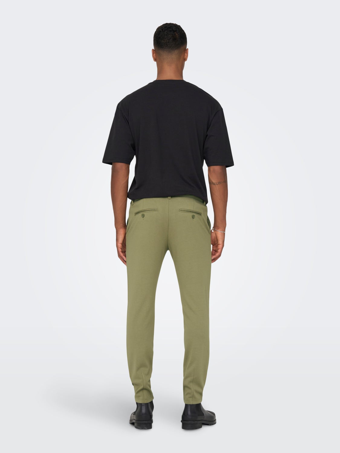 Solid colored chinos