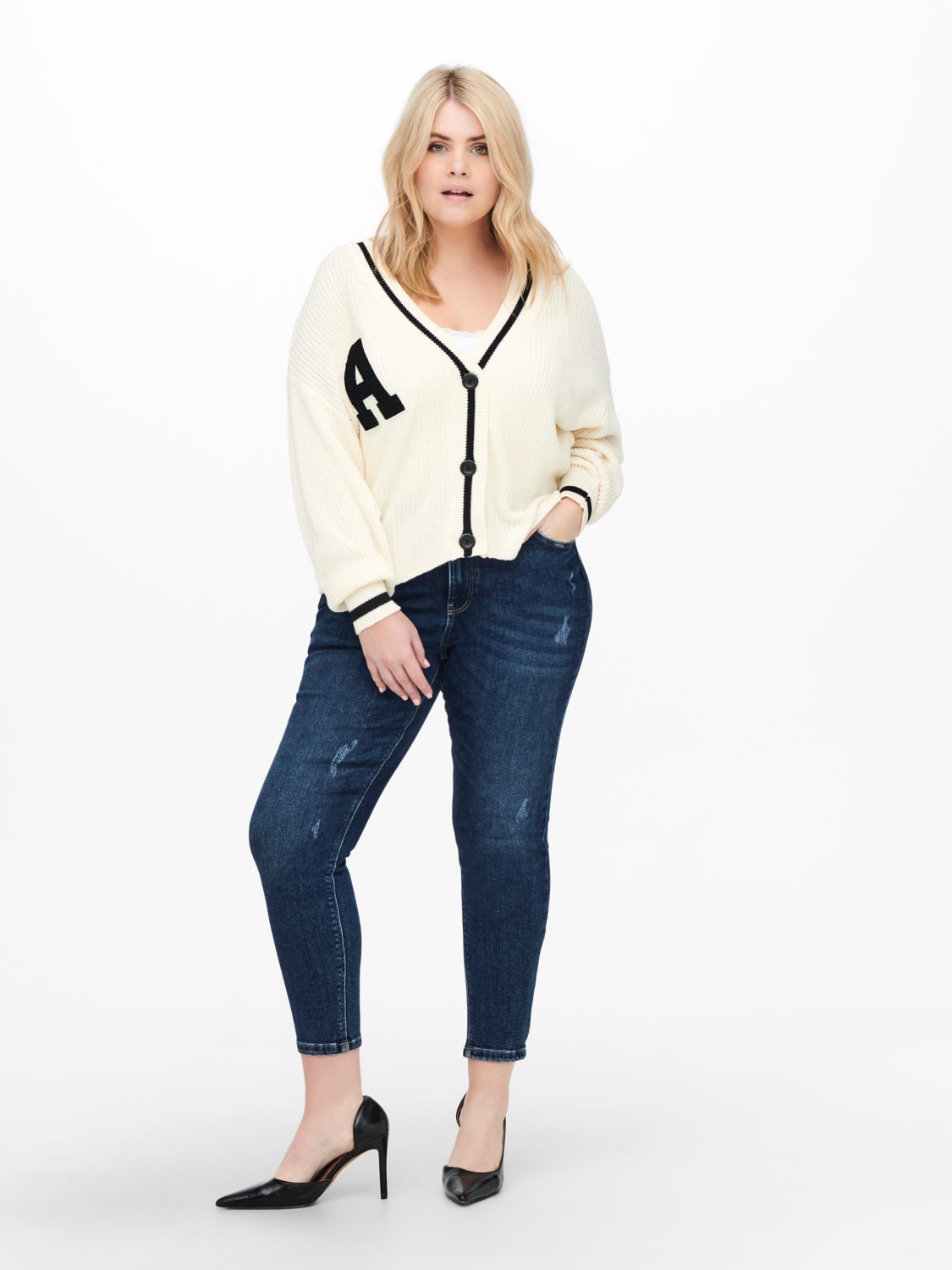 Curvy CARKila life hw Skinny fit jeans
