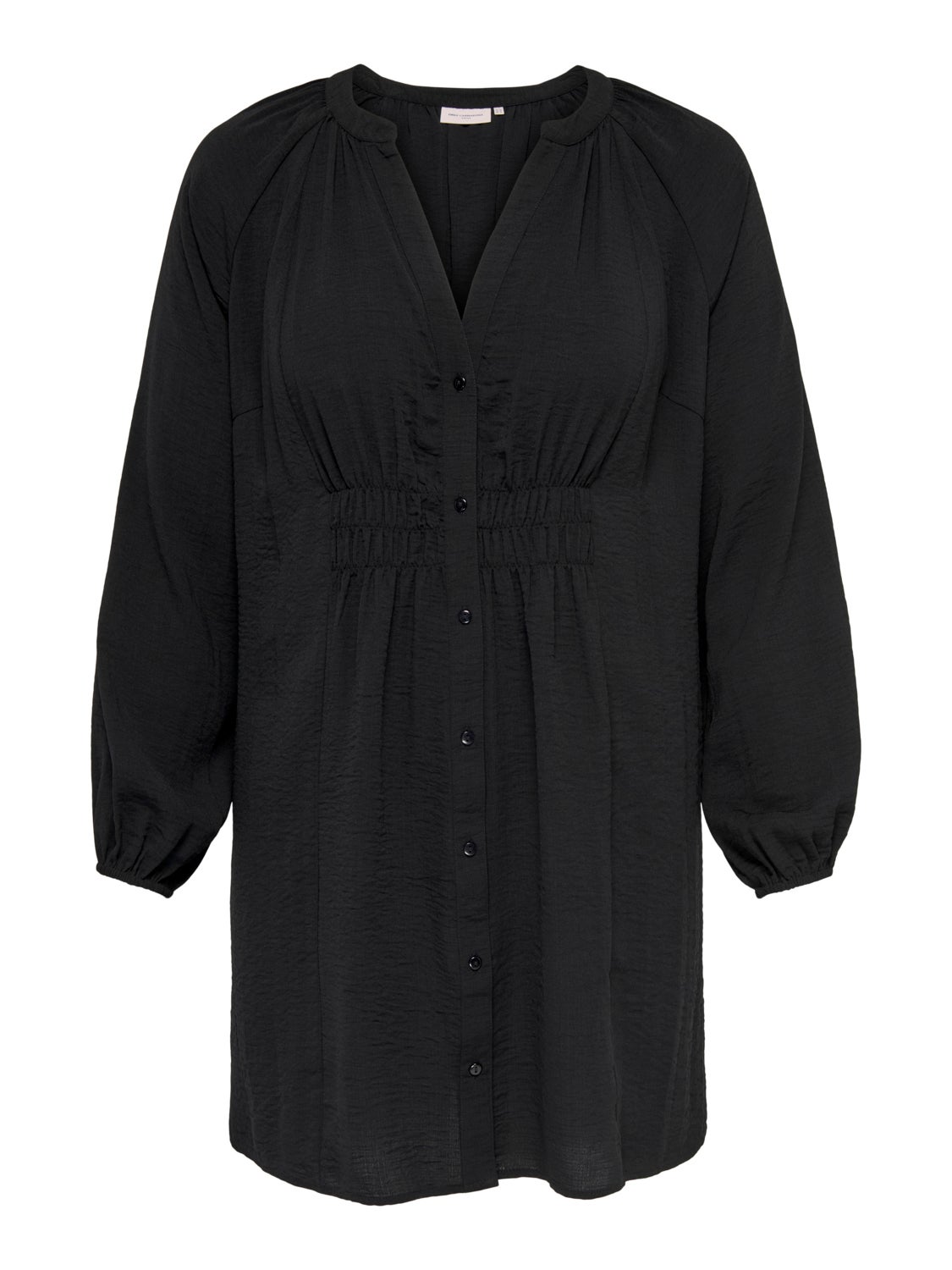 Curvy v-neck tunic dress