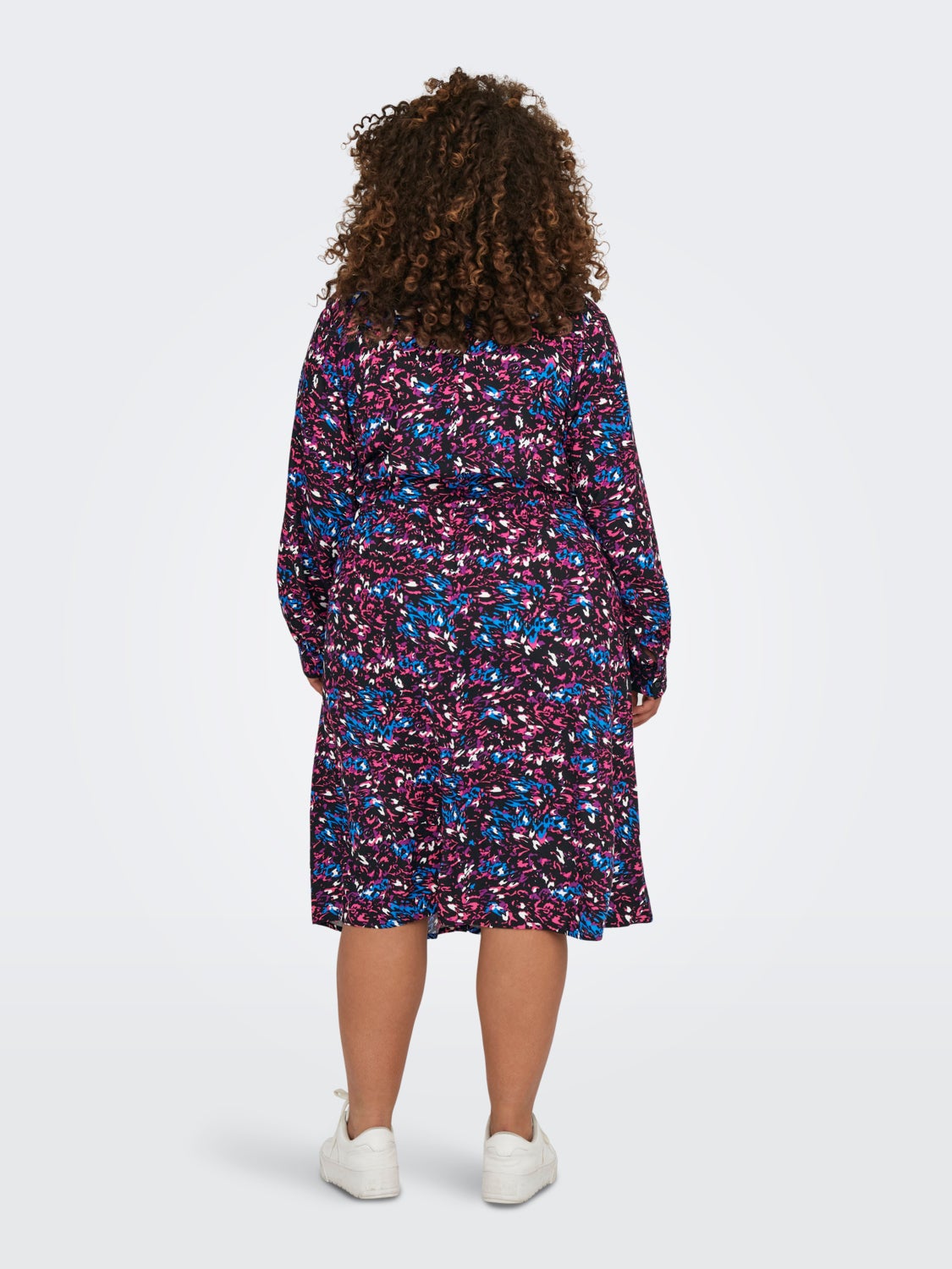 Curvy midi shirt dress