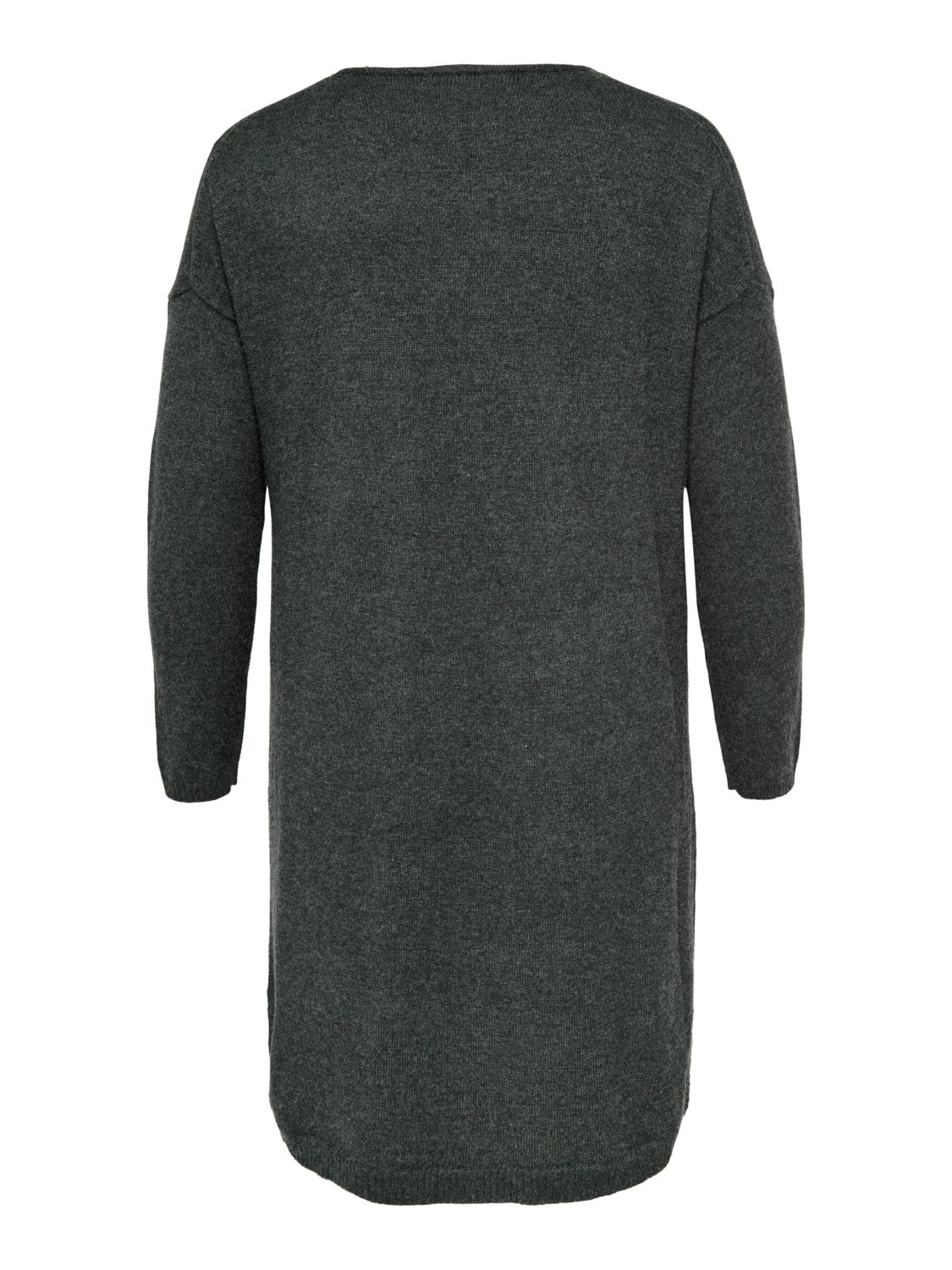 Curvy V-Neck Knitted Dress