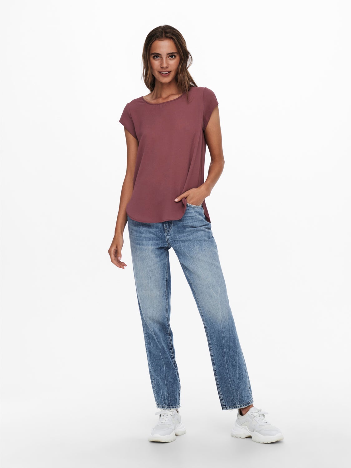 Loose Short Sleeved Top