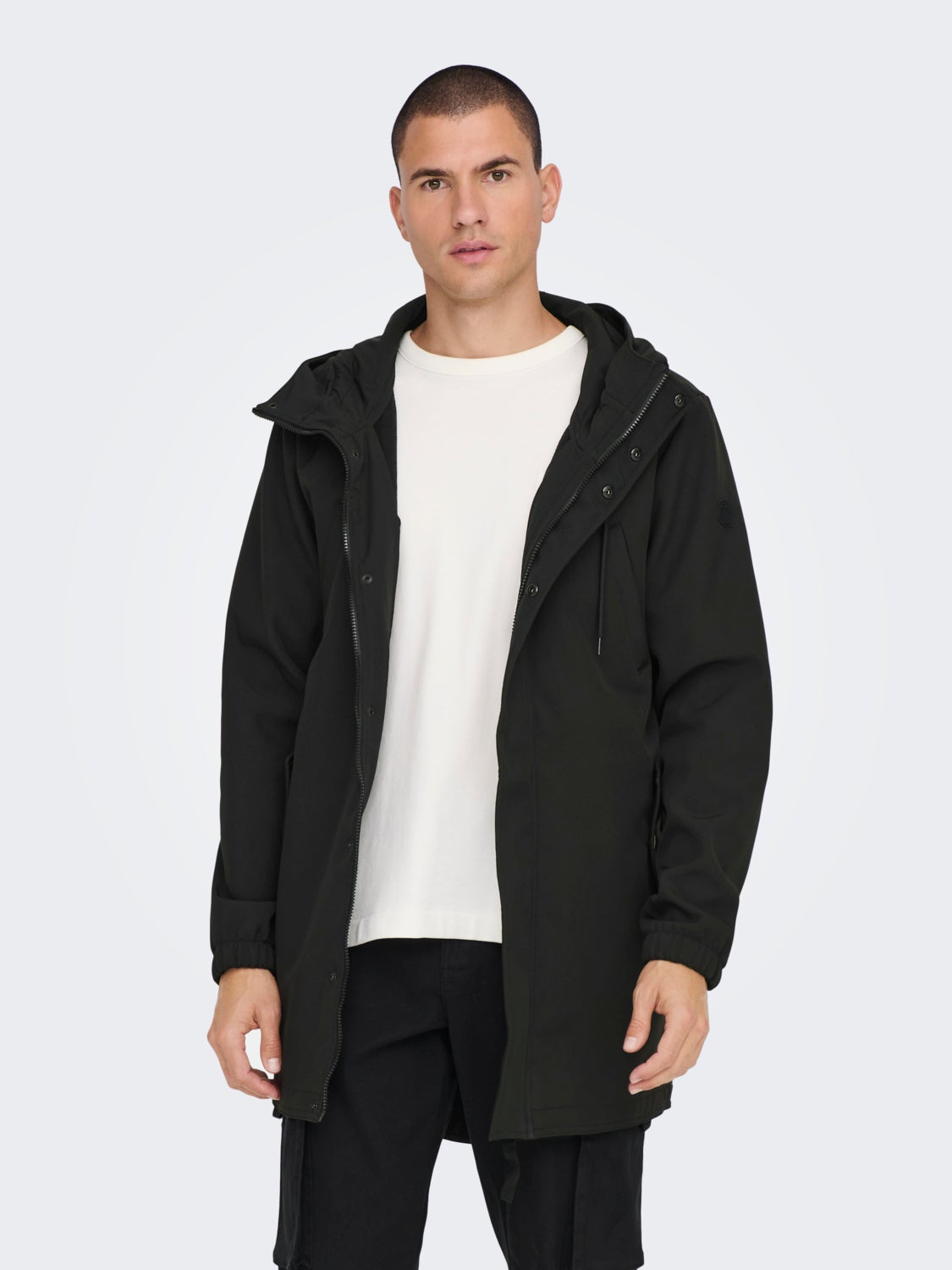 Long softshell jacket