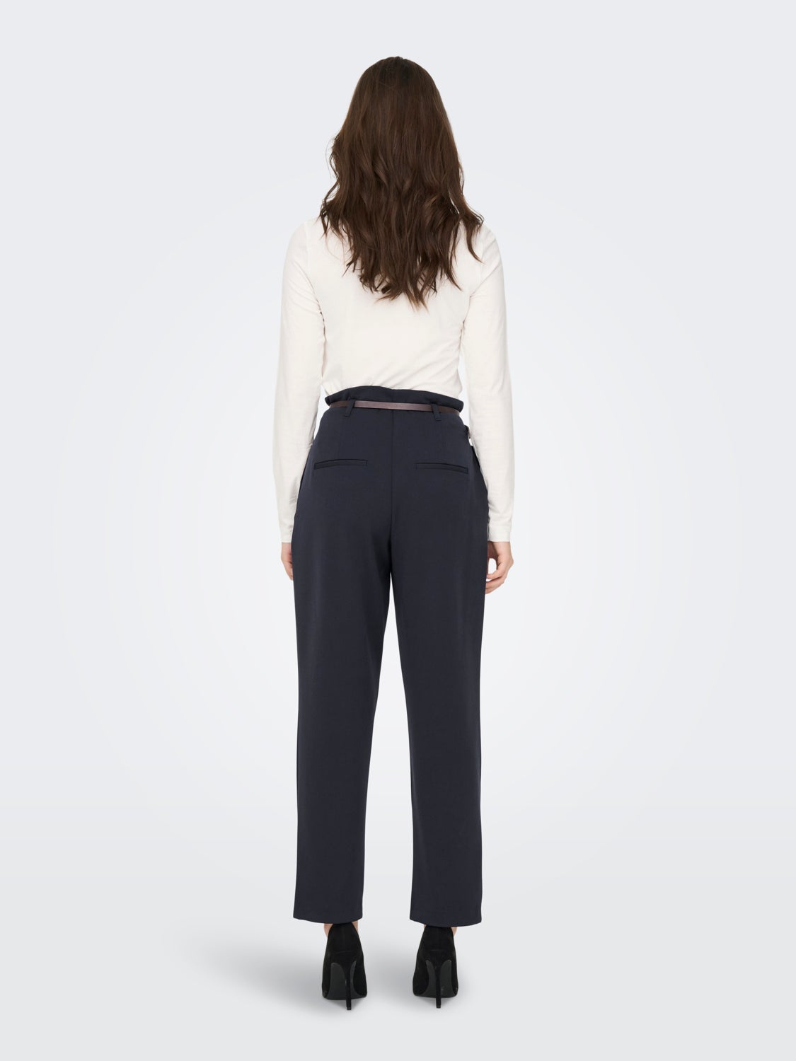 Dad Fit High Waisted Trousers