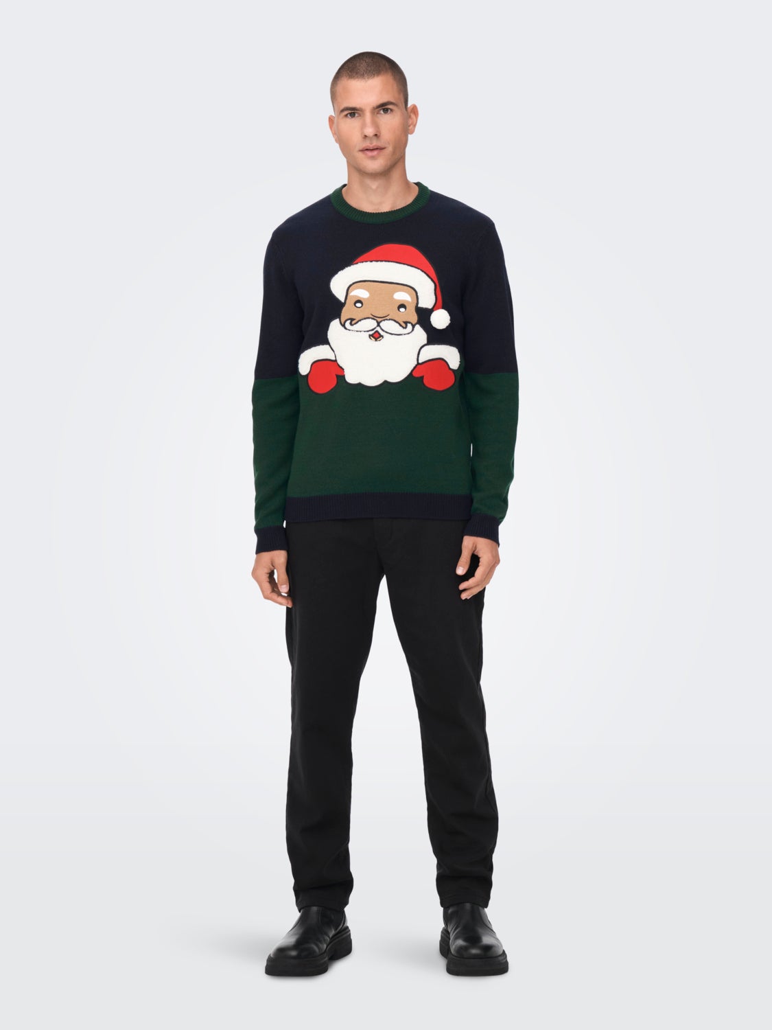 Christmas knitted pullover