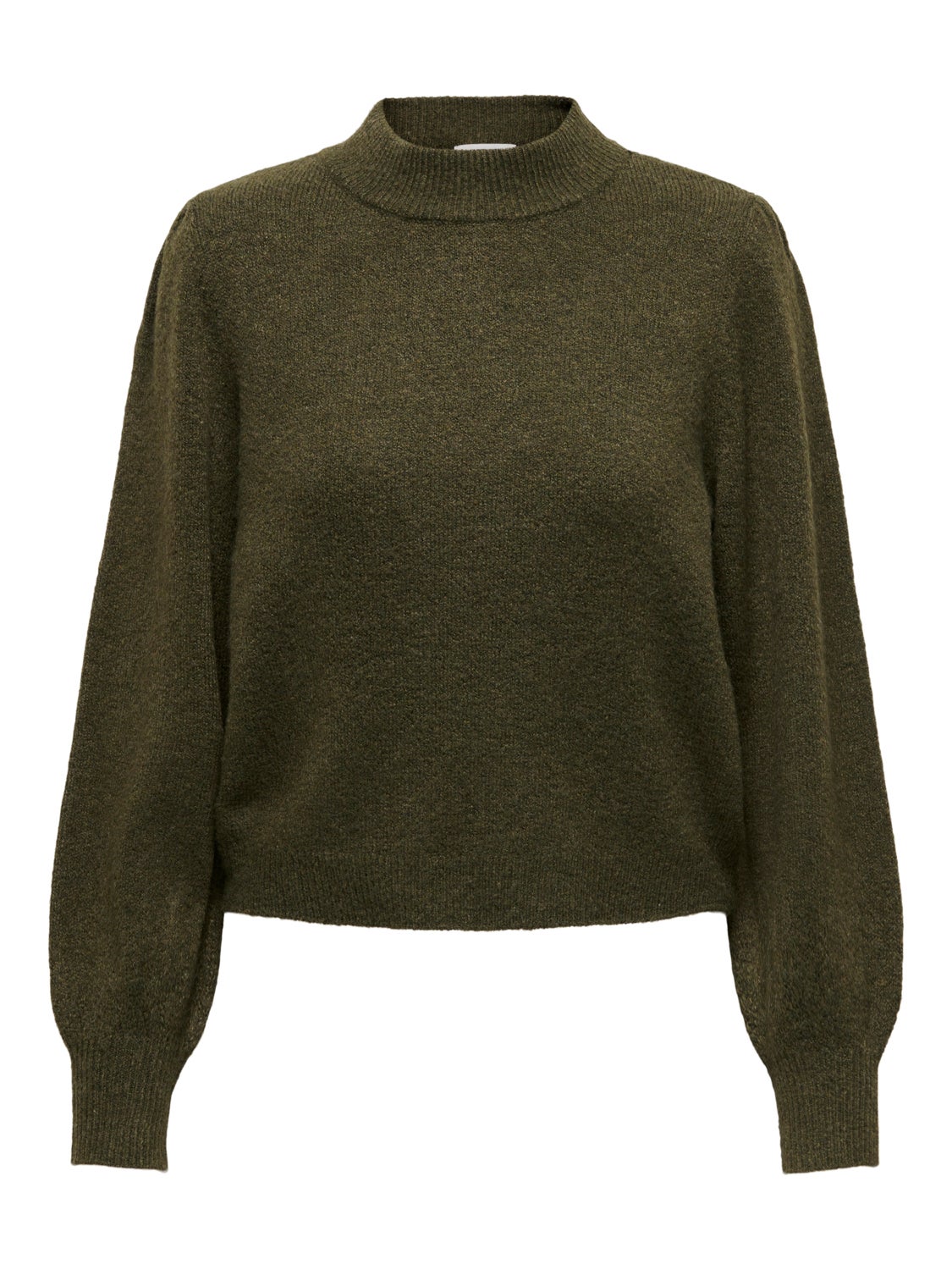 High neck knitted pullover