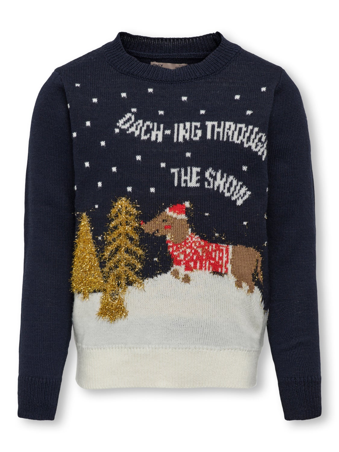 O-neck christmas knitted pullover