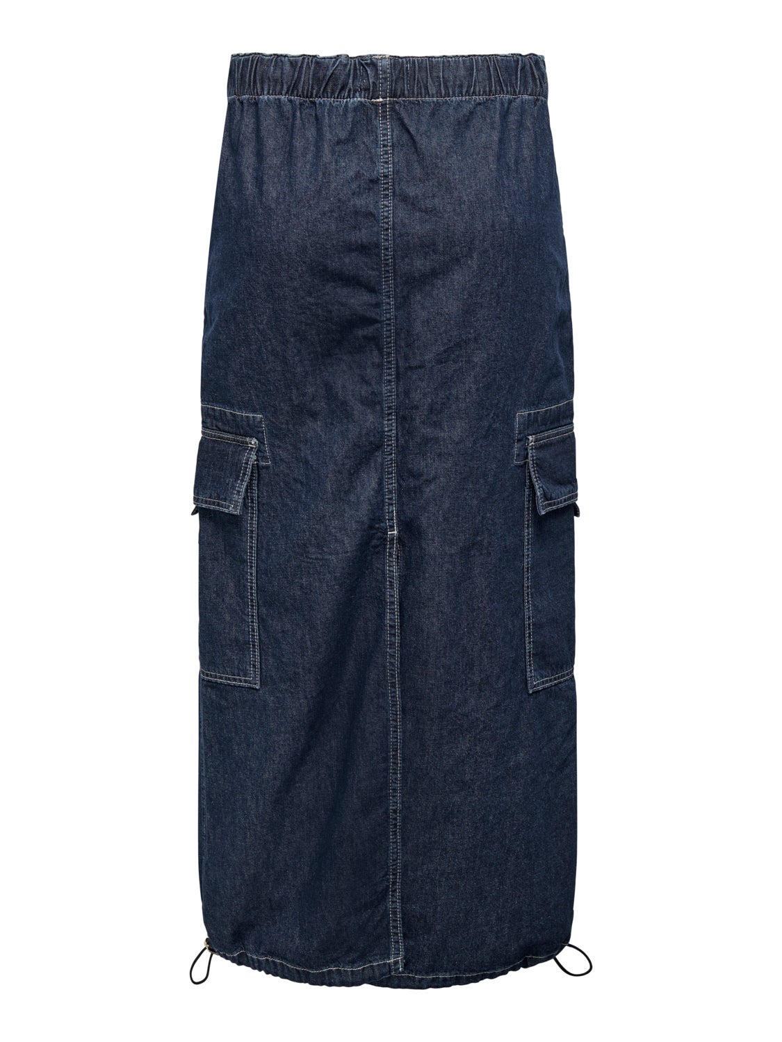 Cargo Denim Long Skirt