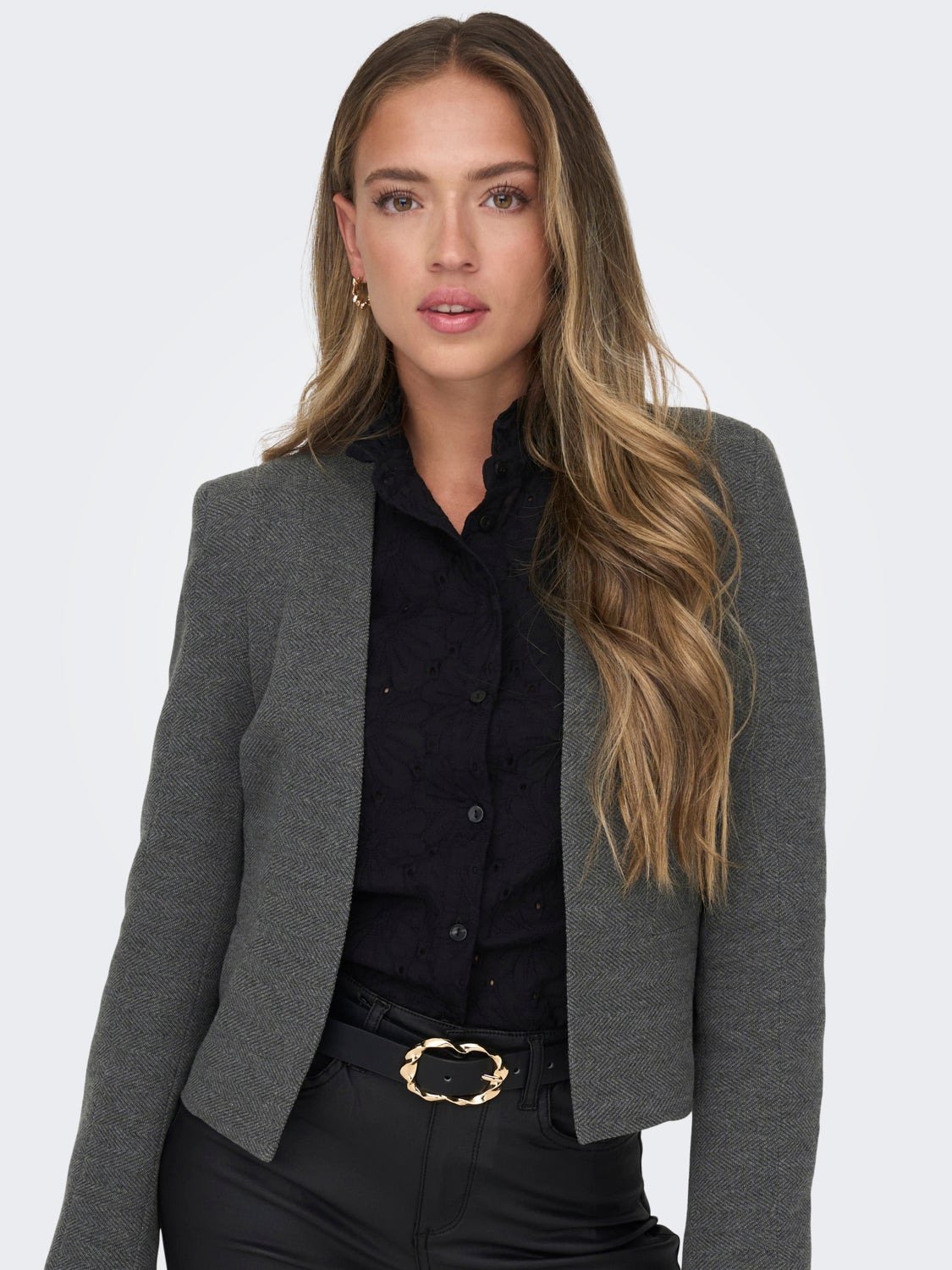Short open blazer