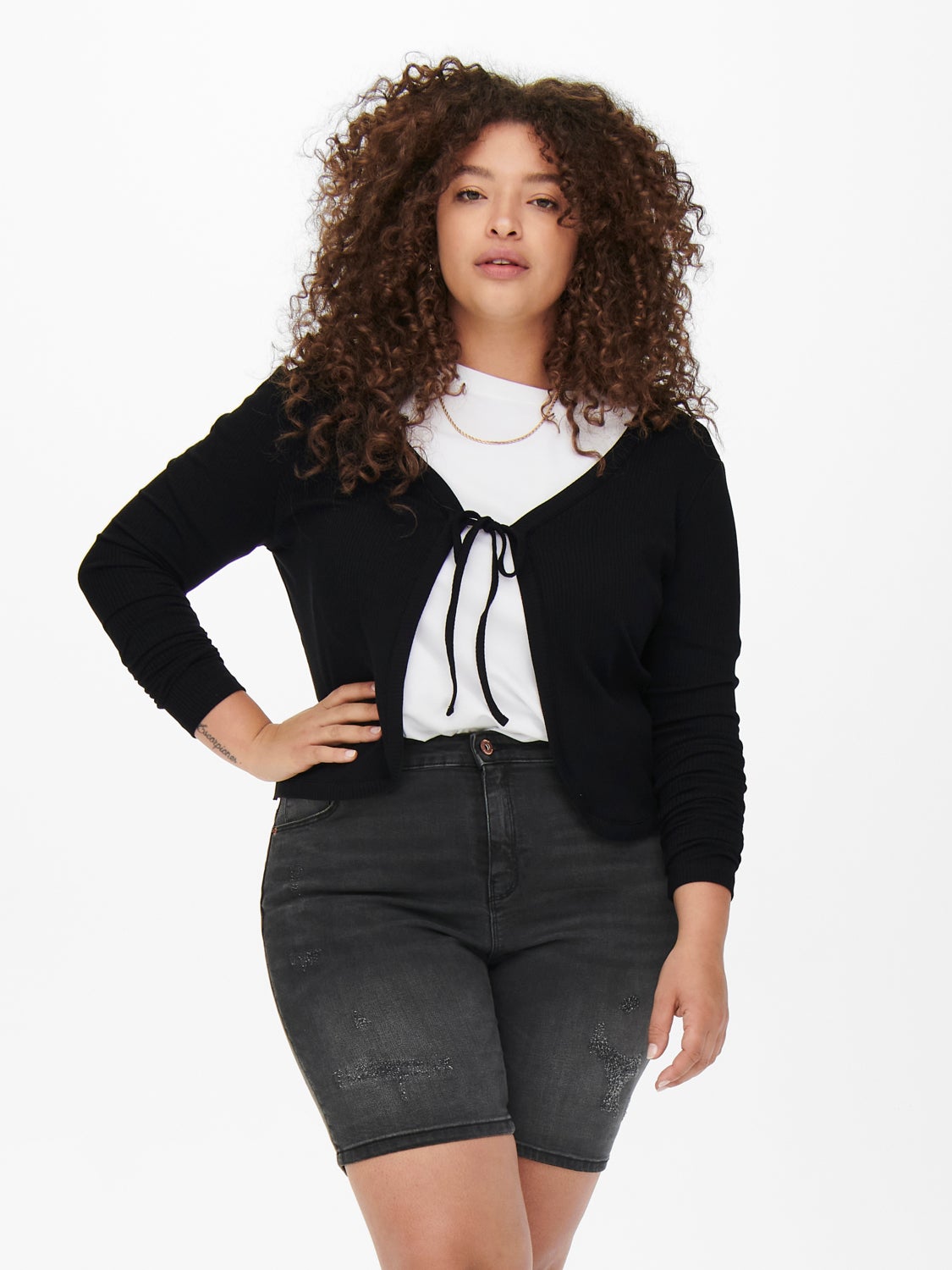 Curvy long sleeved Bolero