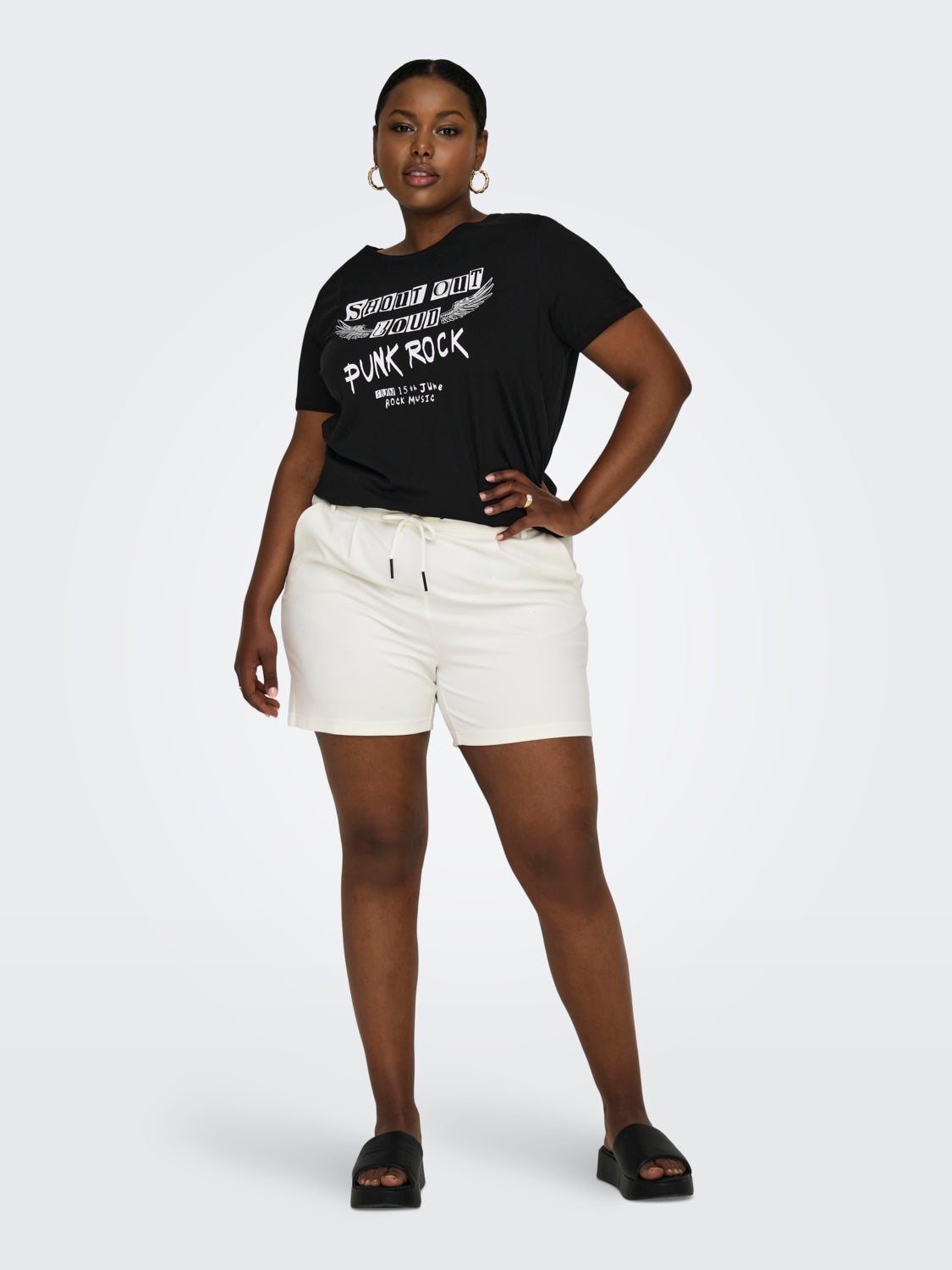 Curvy printed t-shirt