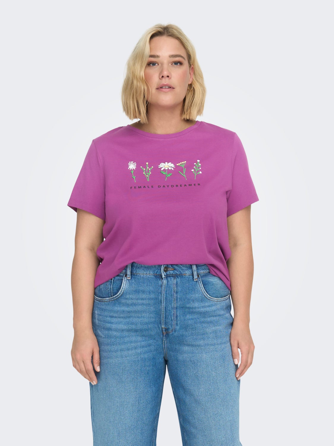 Curvy printed t-shirt