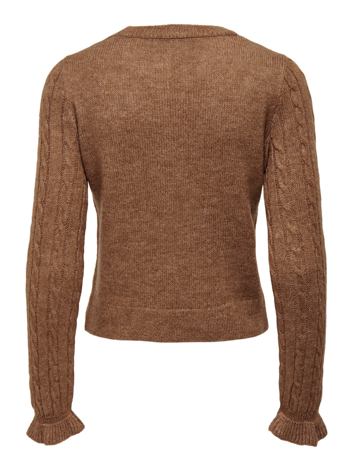 O-neck knitted pullover