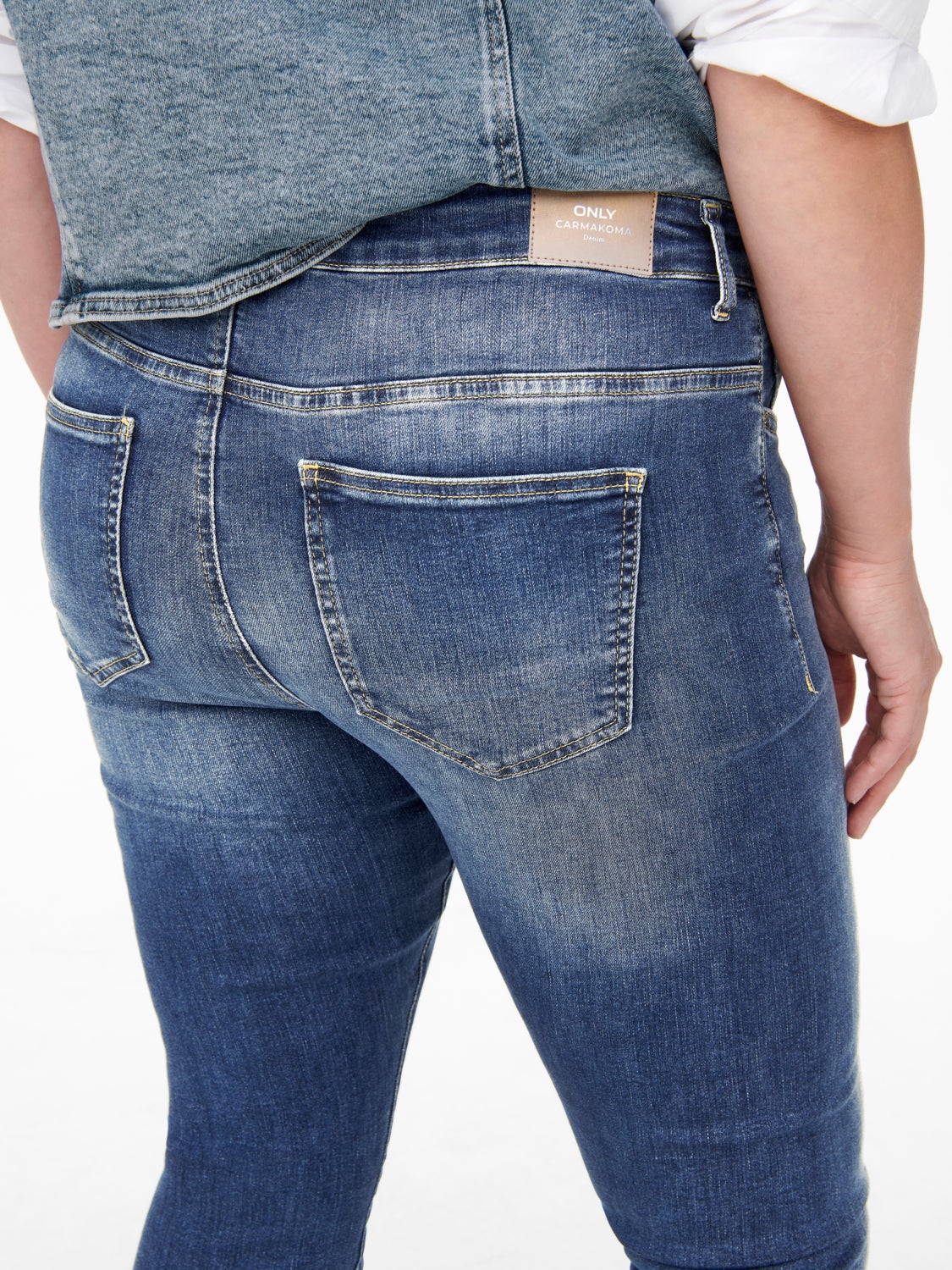 Curvy CARLasmin reg ank Skinny fit jeans