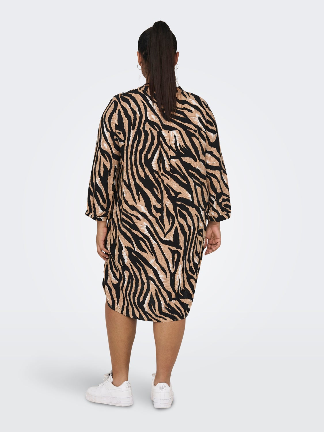 Curvy 3/4 Sleeve viscose Tunic