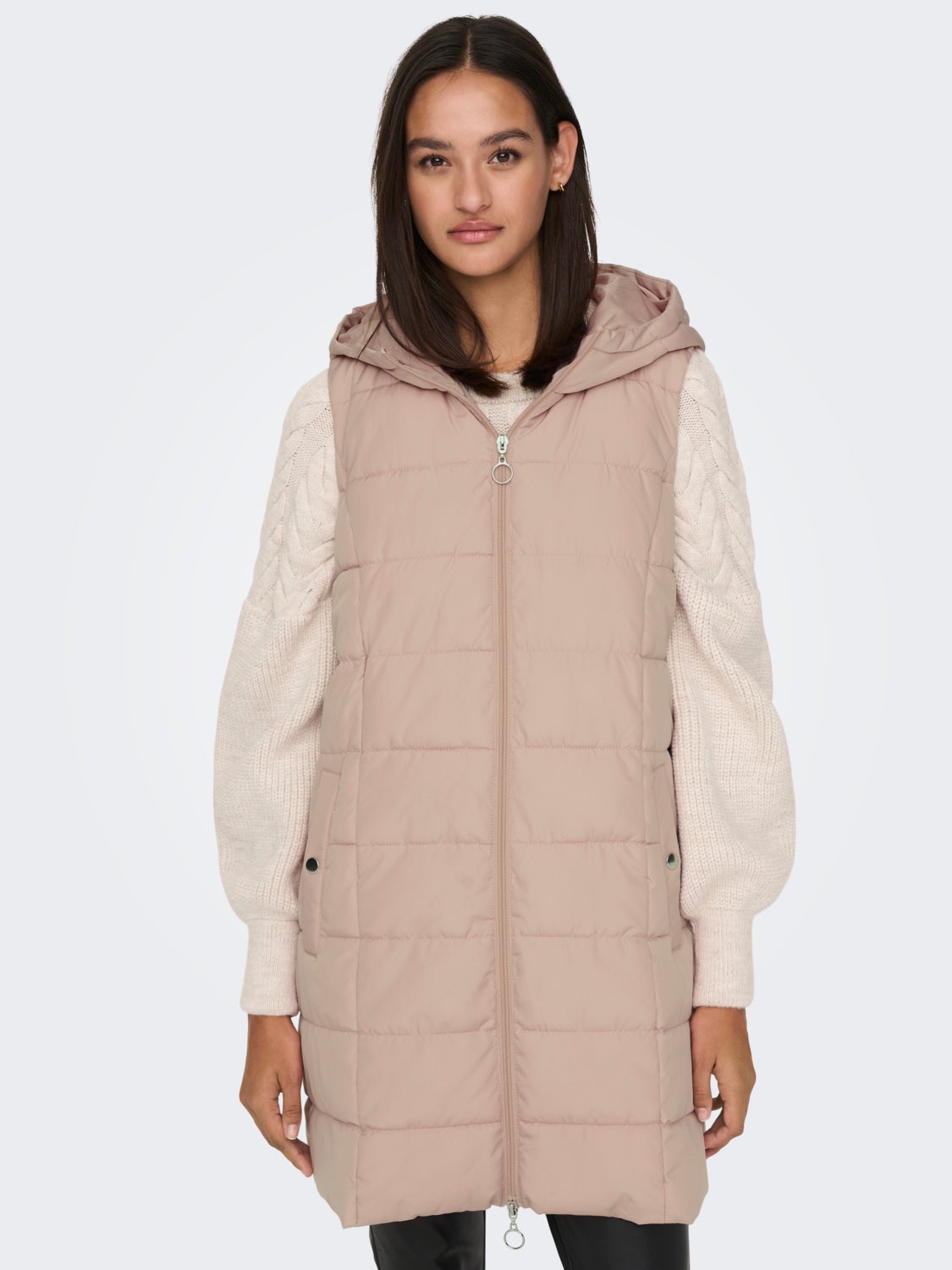 Long hooded Waistcoat