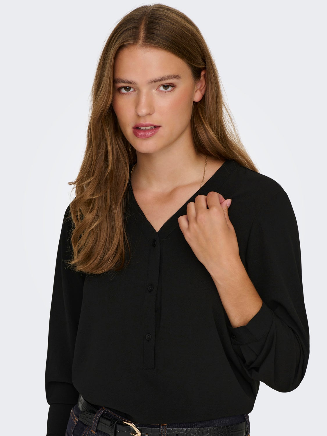 V-neck placket Shirt