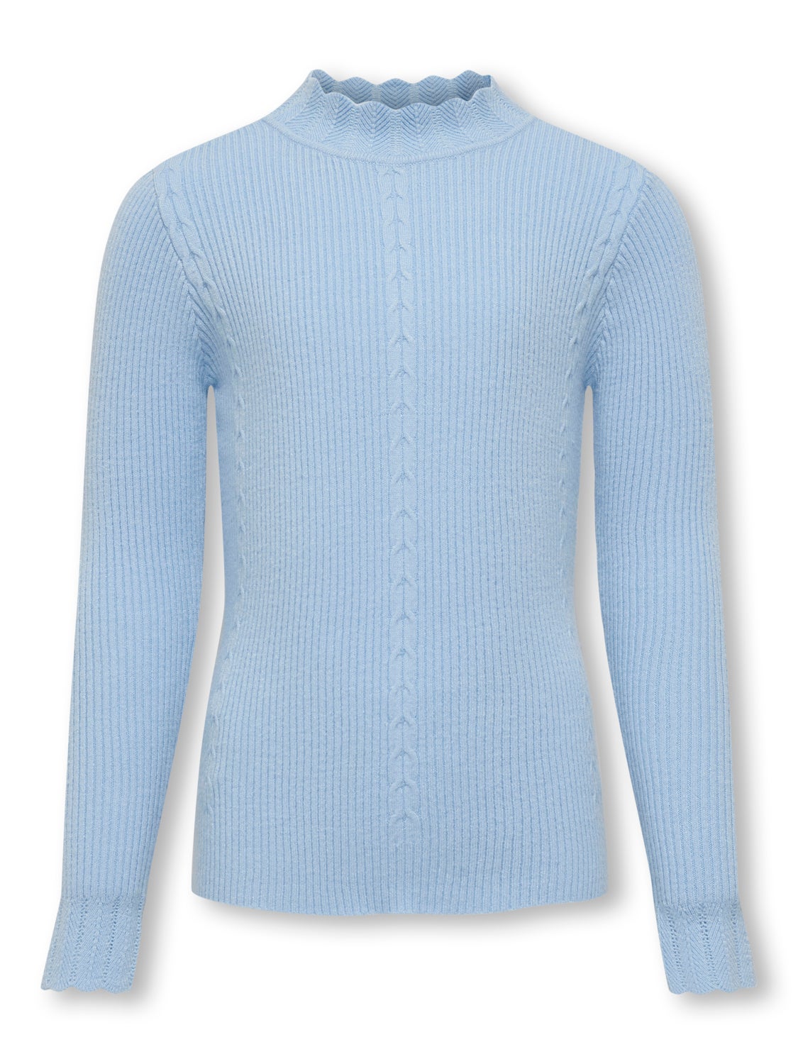 Long sleeves top with high neck