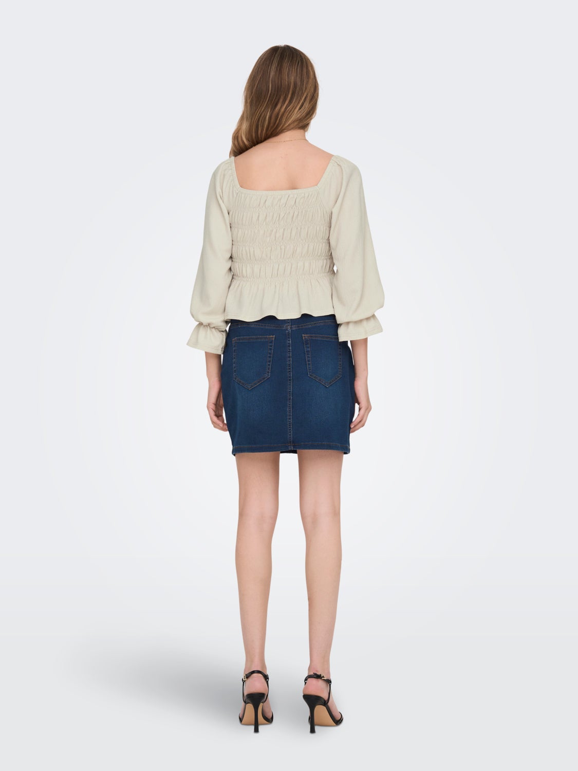 3/4 Sleeves Smock Top