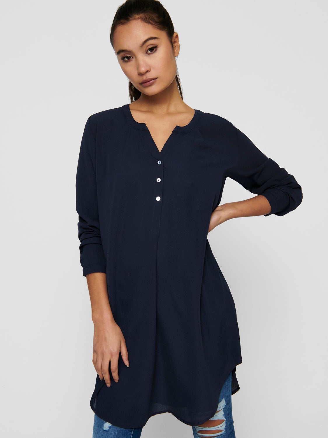 Solid Long sleeved shirt