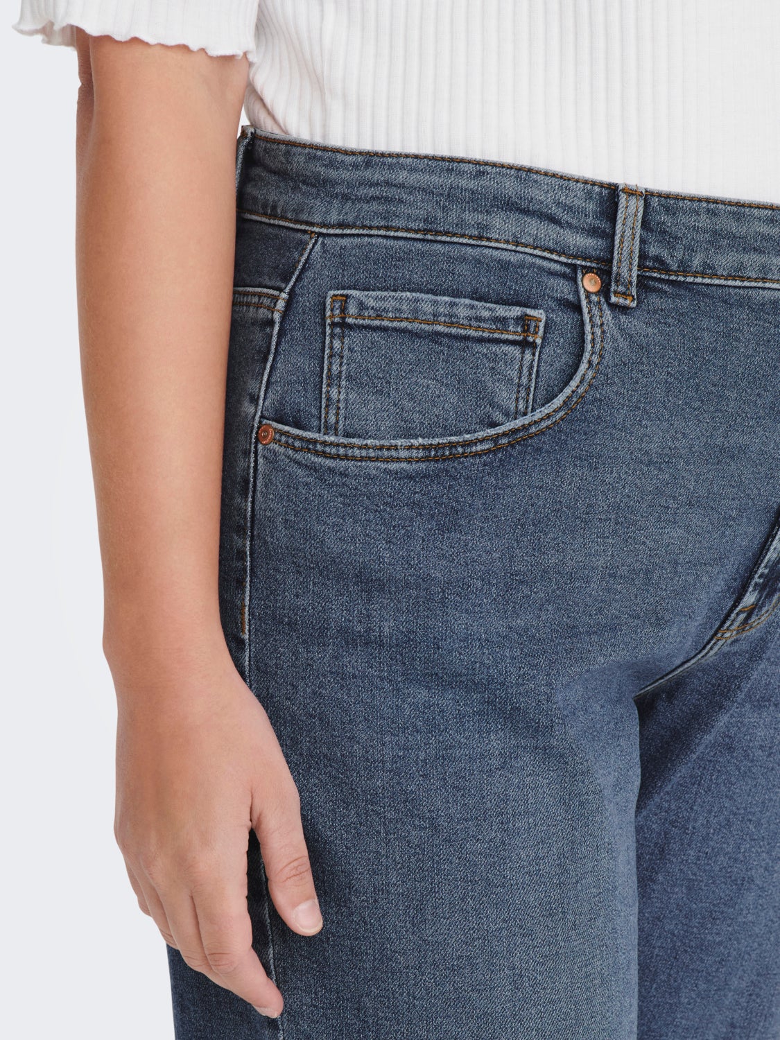 Curvy CARMegani life wide high waisted jeans