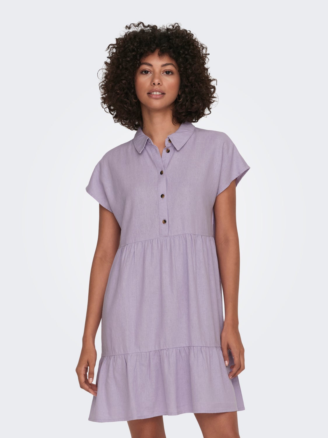 Short sleeved Linen dress