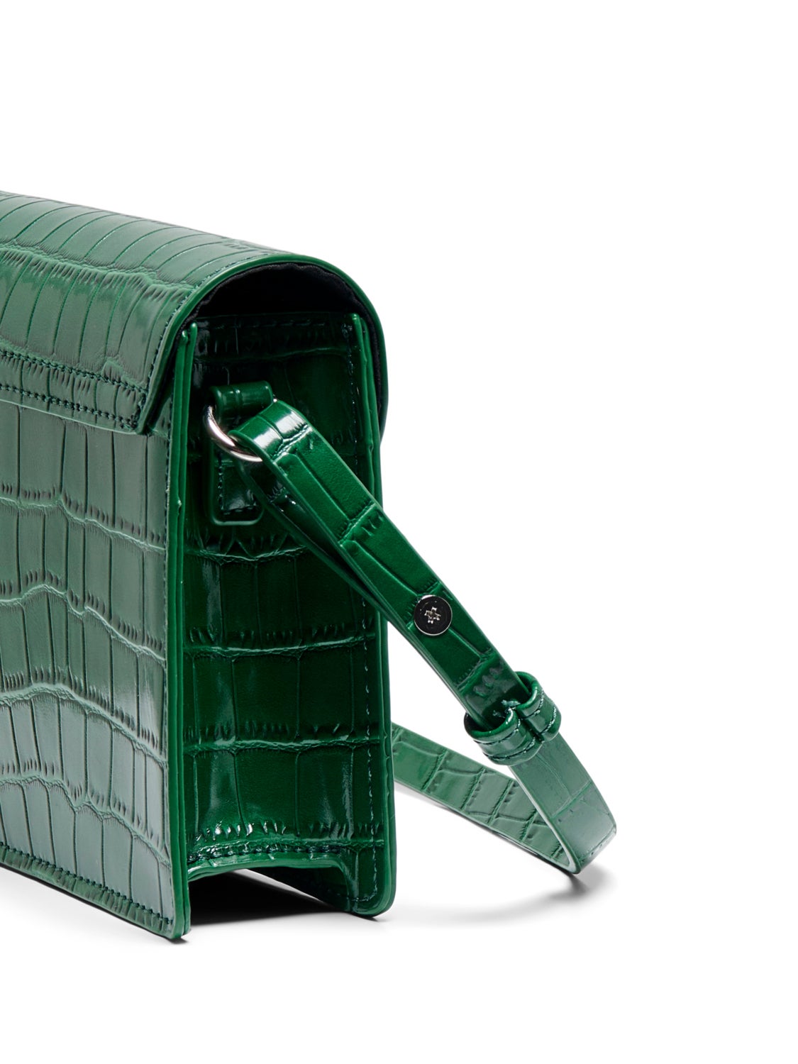 Faux leather crossbody bag