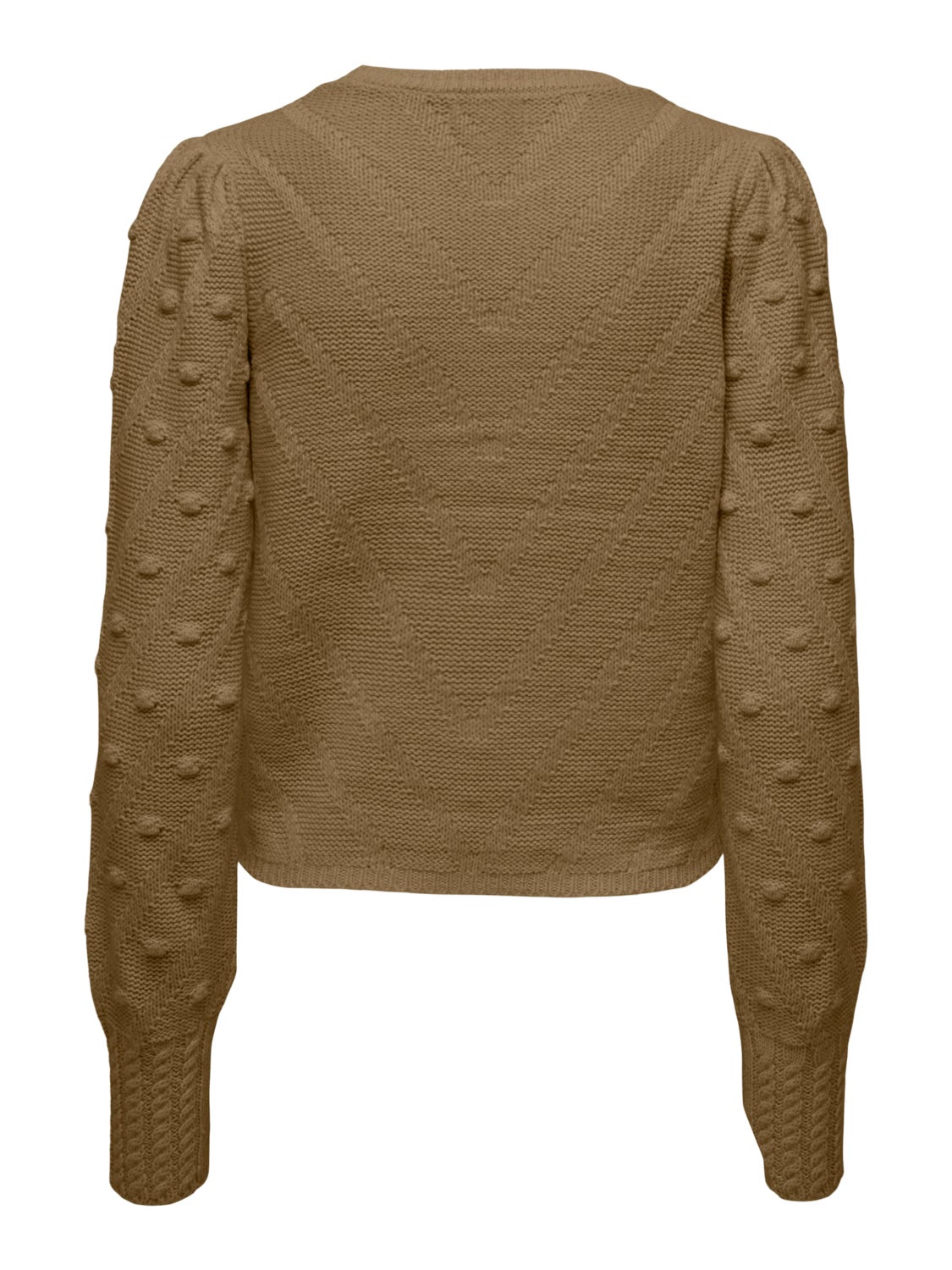 Textured knitted pullover