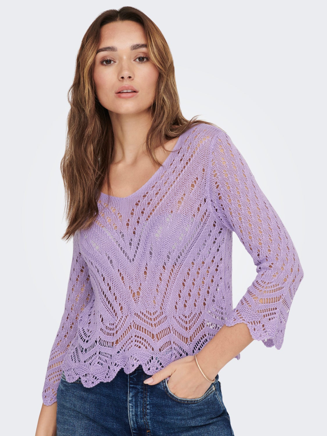 Short Knitted Pullover